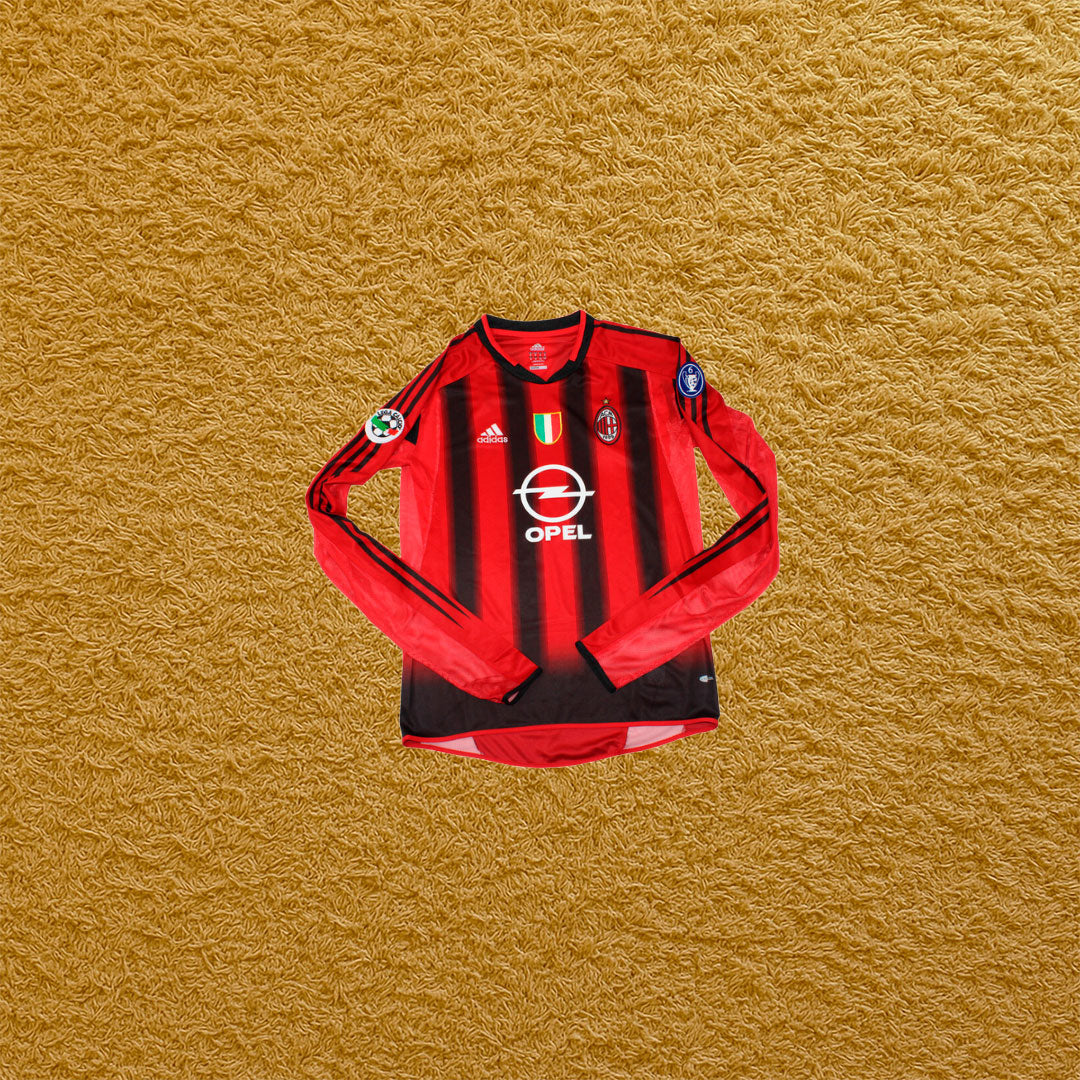 Camiseta retro manga larga AC Milan 2004/05 - Futwear