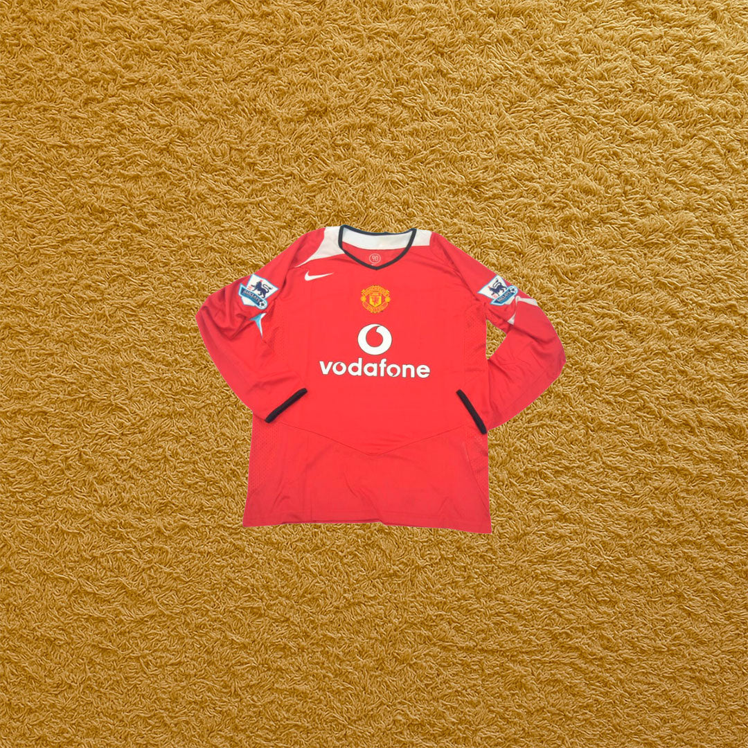 Camiseta retro manga larga Manchester United 2004/06 - Futwear