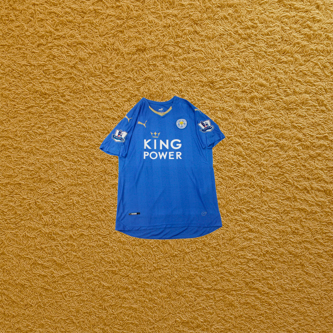 Camiseta retro Leicester 2015/16 - Futwear