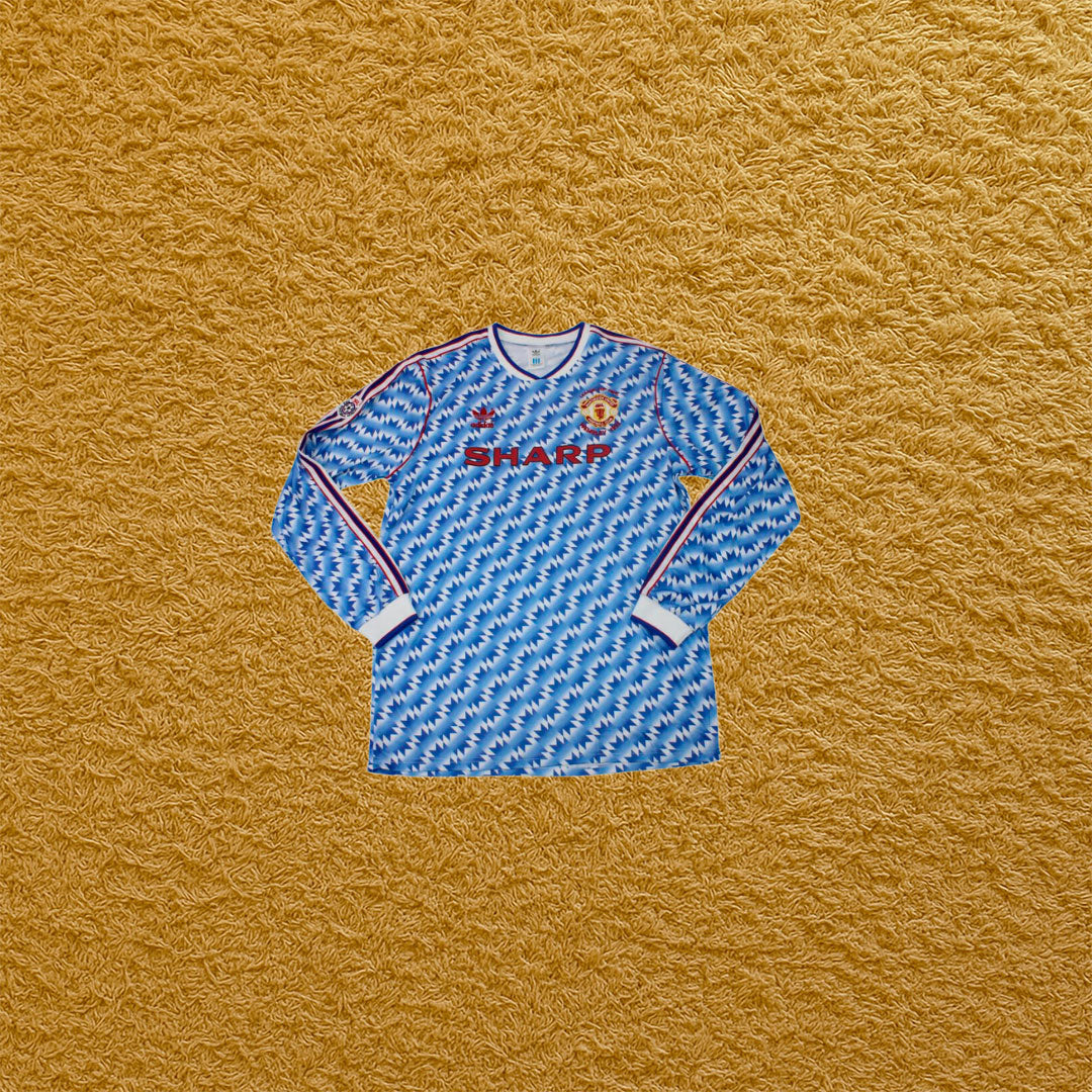Camiseta retro manga larga Manchester United 1991 - Futwear