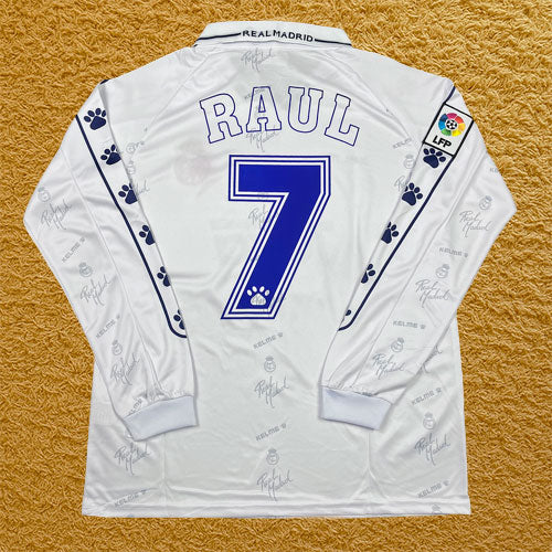 Camiseta retro manga larga Real Madrid 1994/95 - Futwear