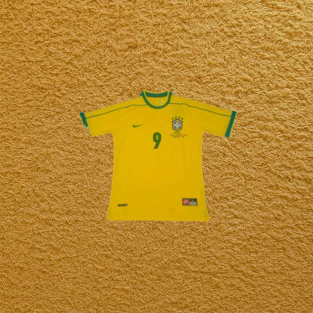Camiseta retro Brasil 1998 - Futwear