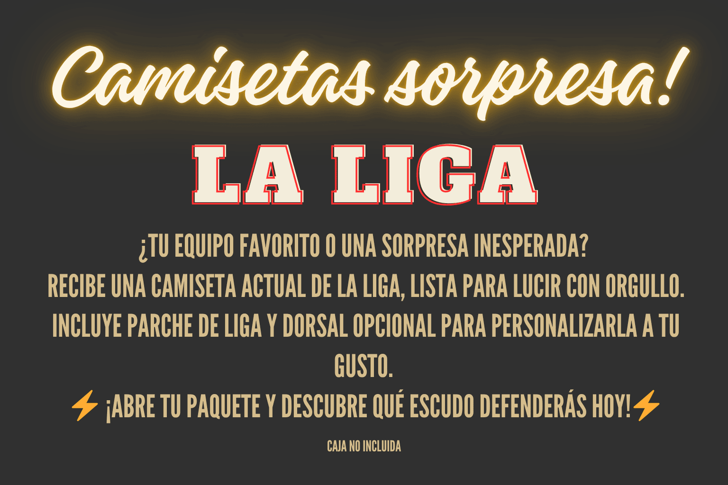 CAMISETA SORPRESA LA LIGA Futwear