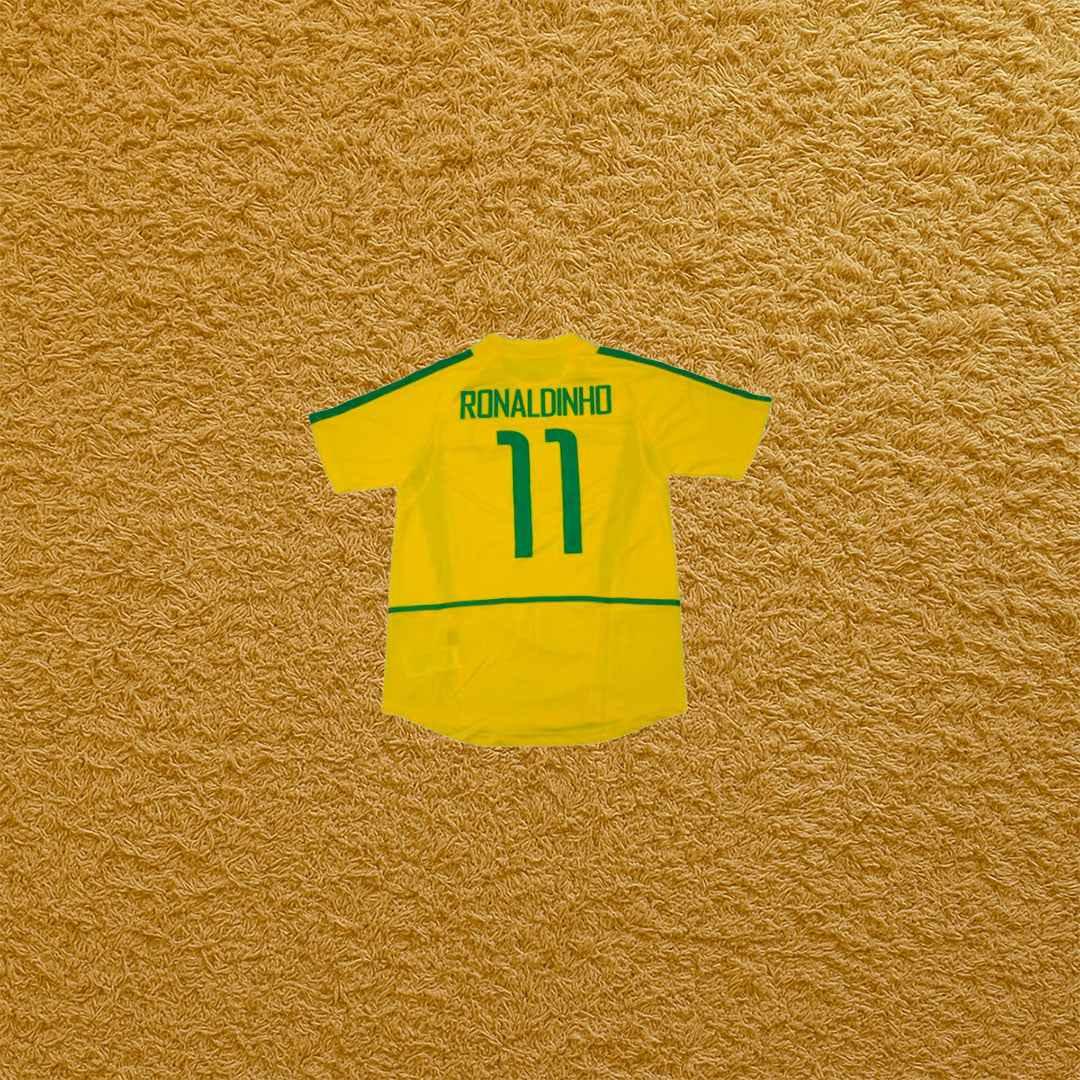 Camiseta retro Brasil 2002 - Futwear