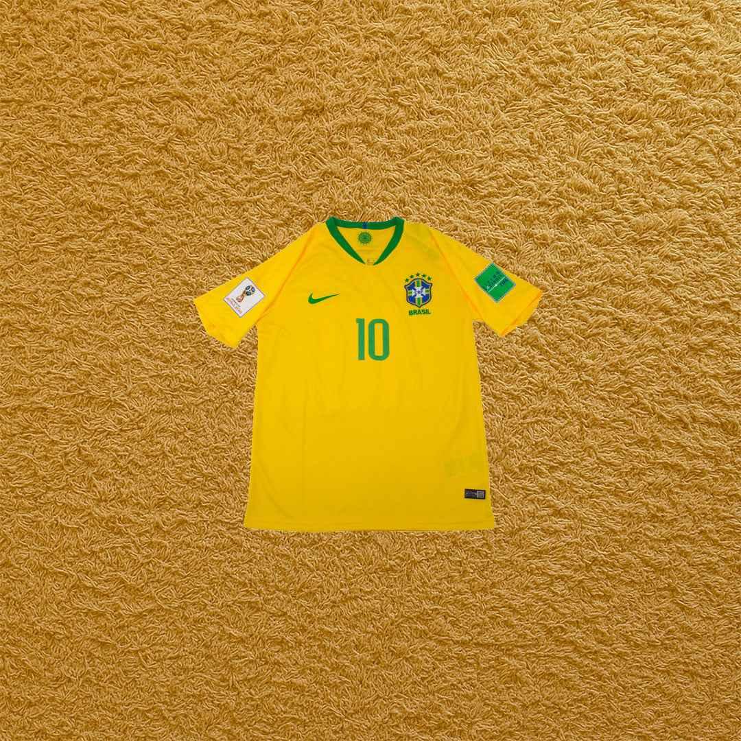Camiseta retro Brasil 2018 - Futwear