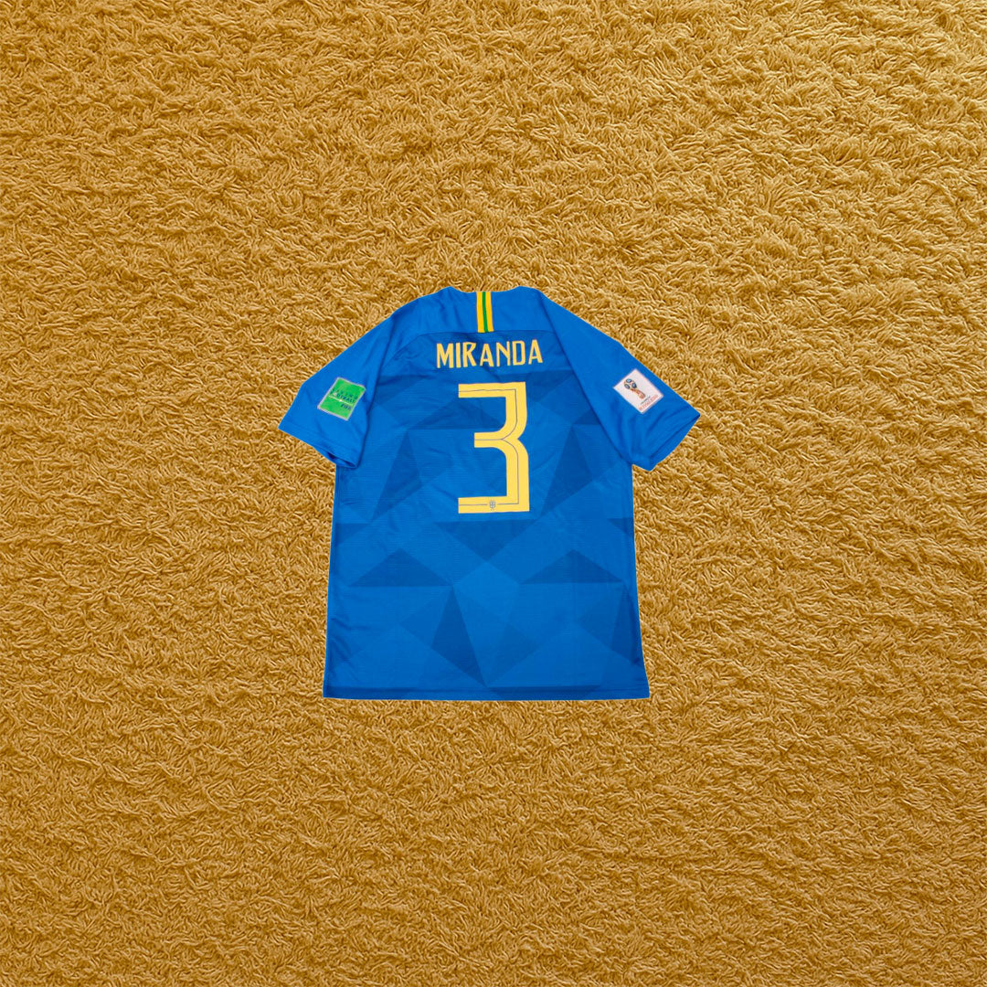 Camiseta retro Brasil 2018 - Futwear