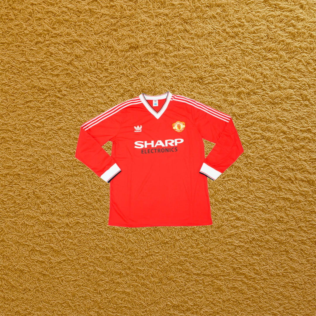 Camiseta retro manga larga Manchester United 1982/83 - Futwear