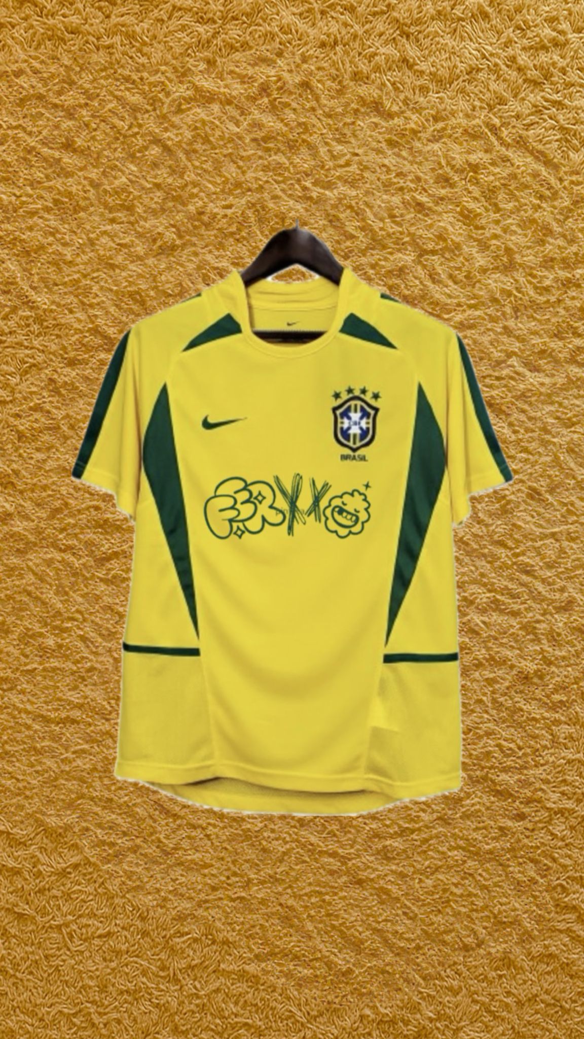 Camiseta Brasil edición Feid Futwear