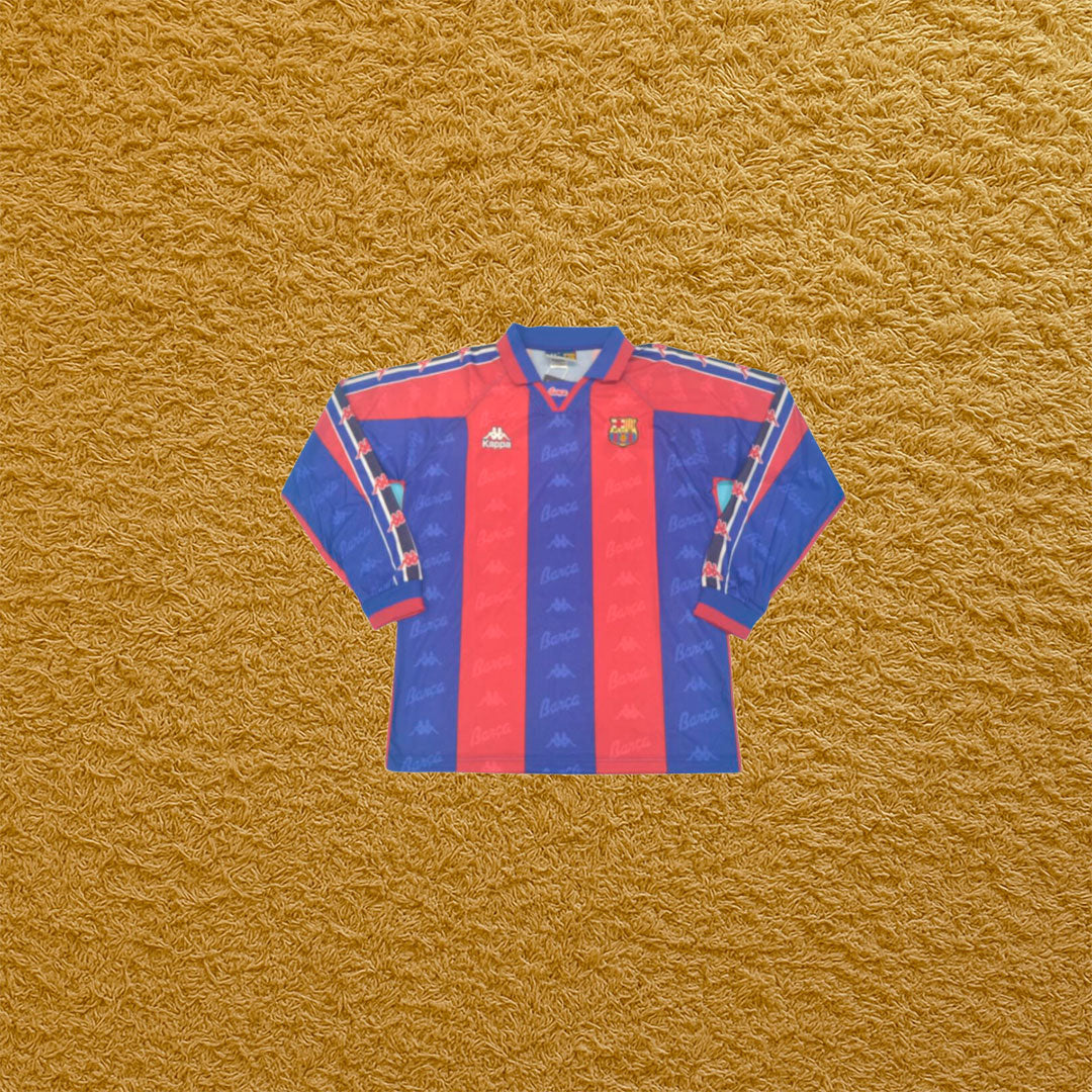 Camiseta retro manga larga FC Barcelona 1996/97 - Futwear