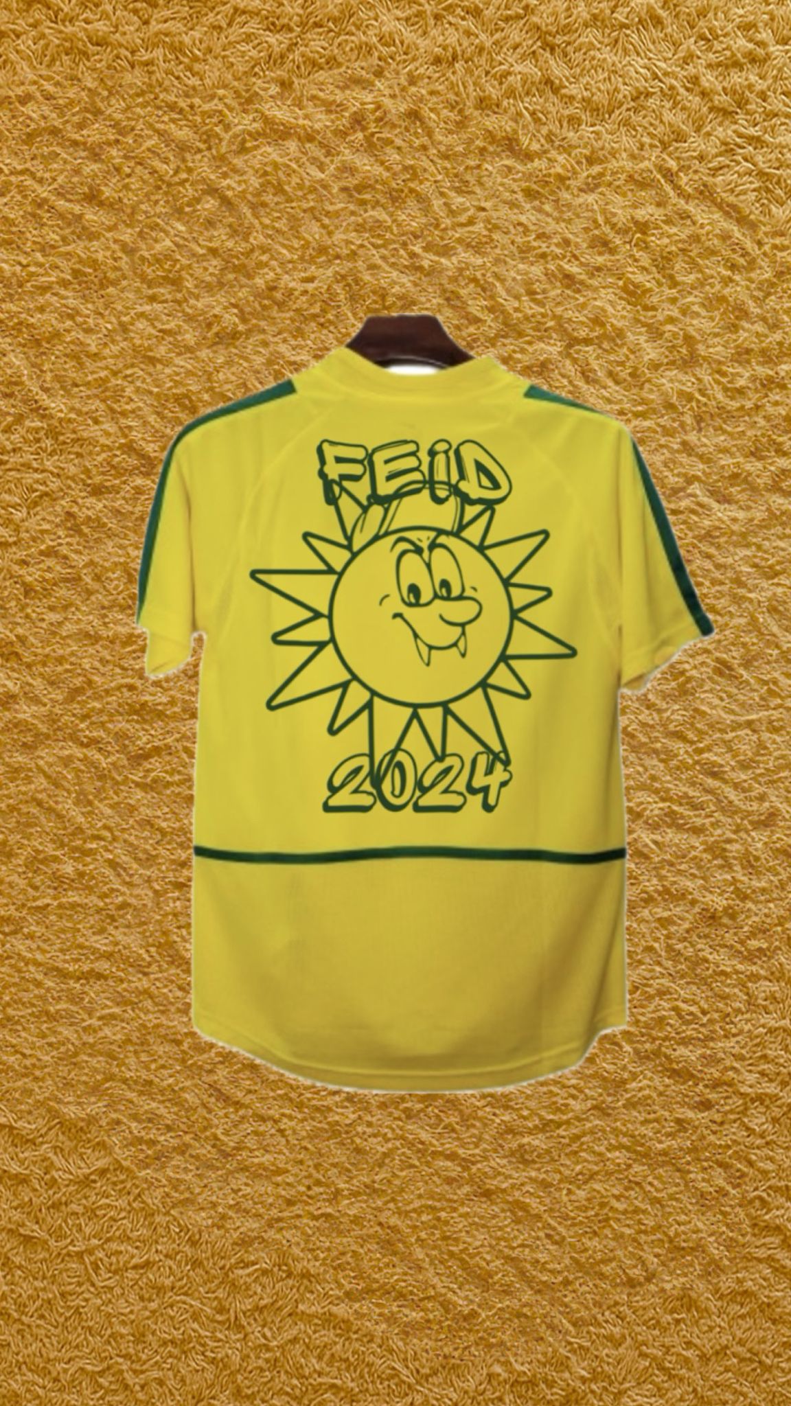 Camiseta Brasil edición Feid Futwear