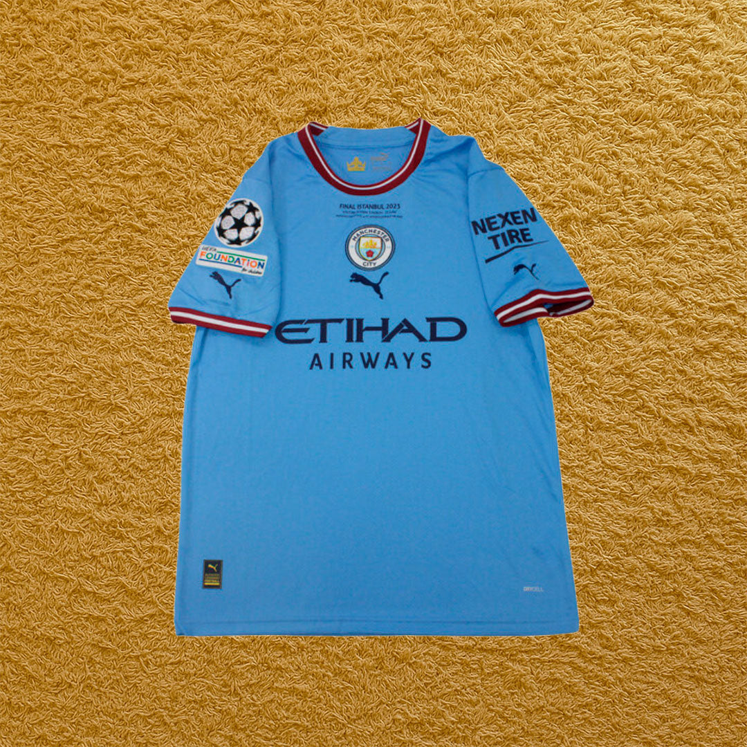 Camiseta retro Manchester City 2022/23 edición final champions - Futwear