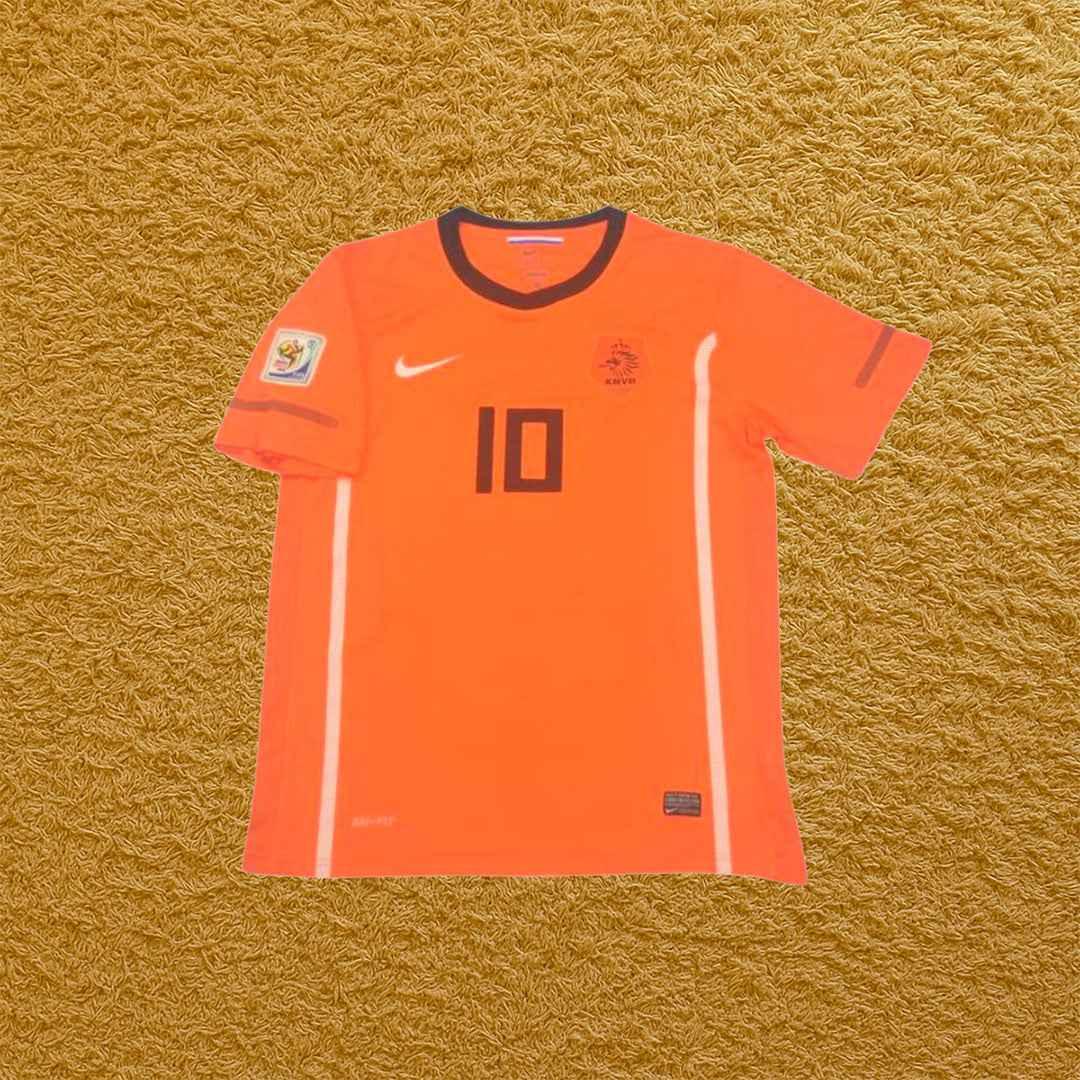 Camiseta retro Paises Bajos 2010 - Futwear