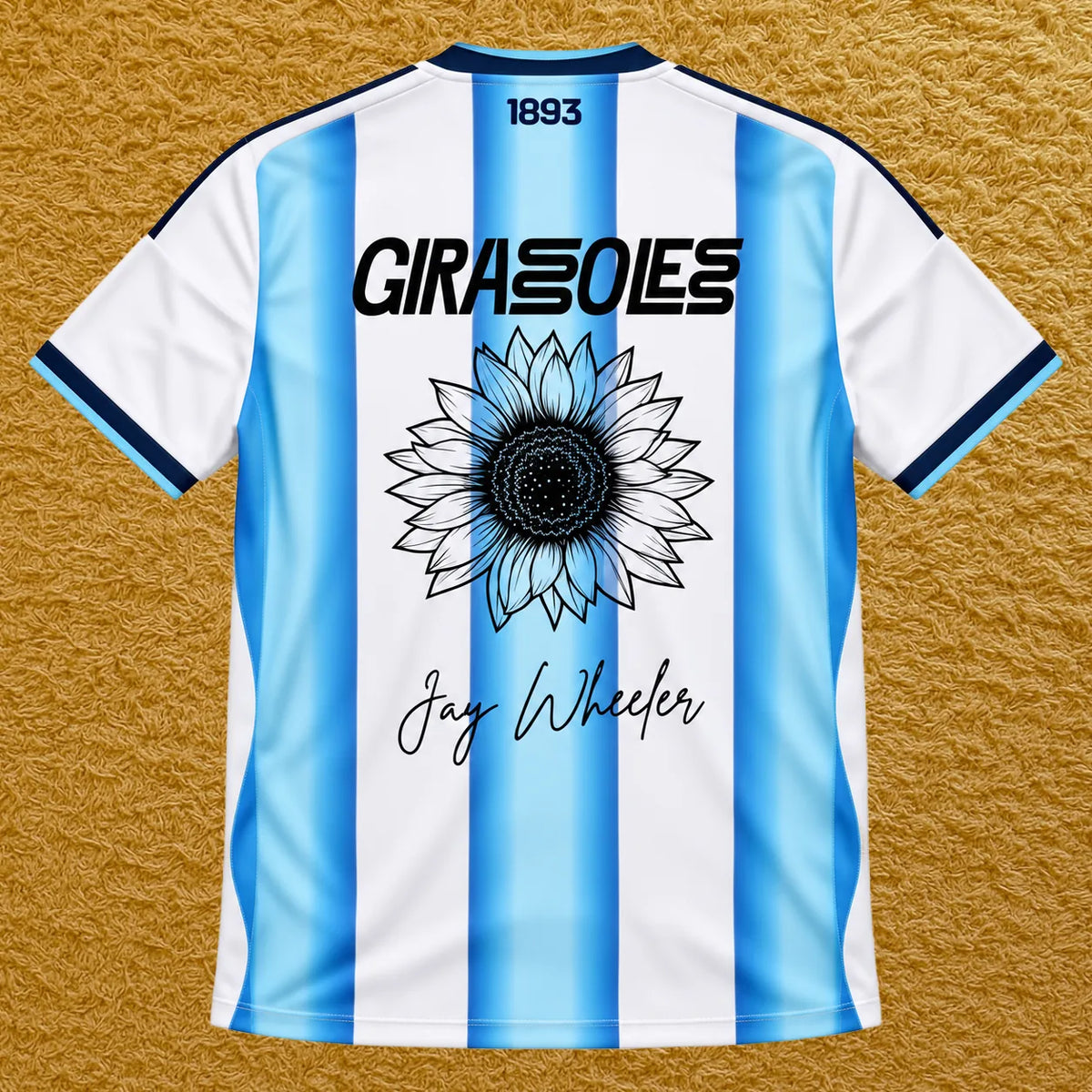 Camiseta Argentina edición Jay Wheeler, vista trasera