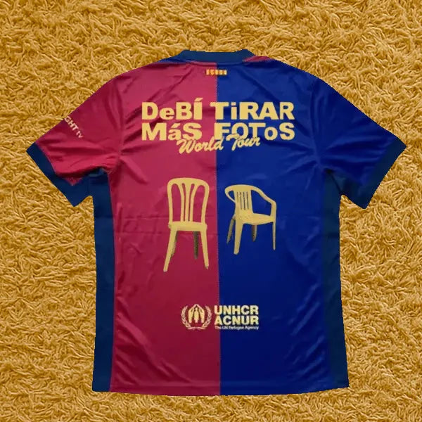 Camiseta Barcelona edición Bad Bunny, vista trasera