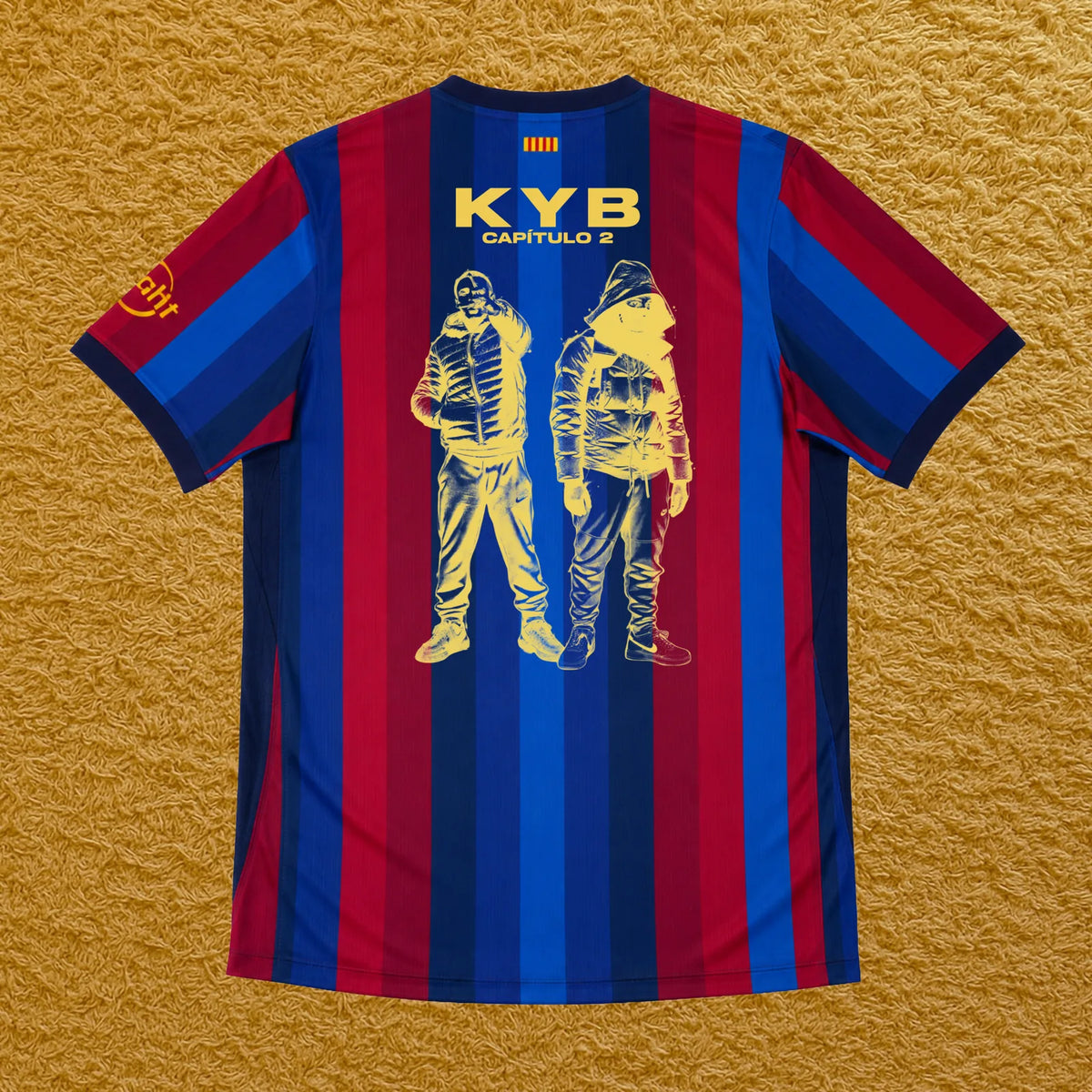 Camiseta Barcelona (K y B Capítulo 2) edición Morad y Beny Jr, vista trasera