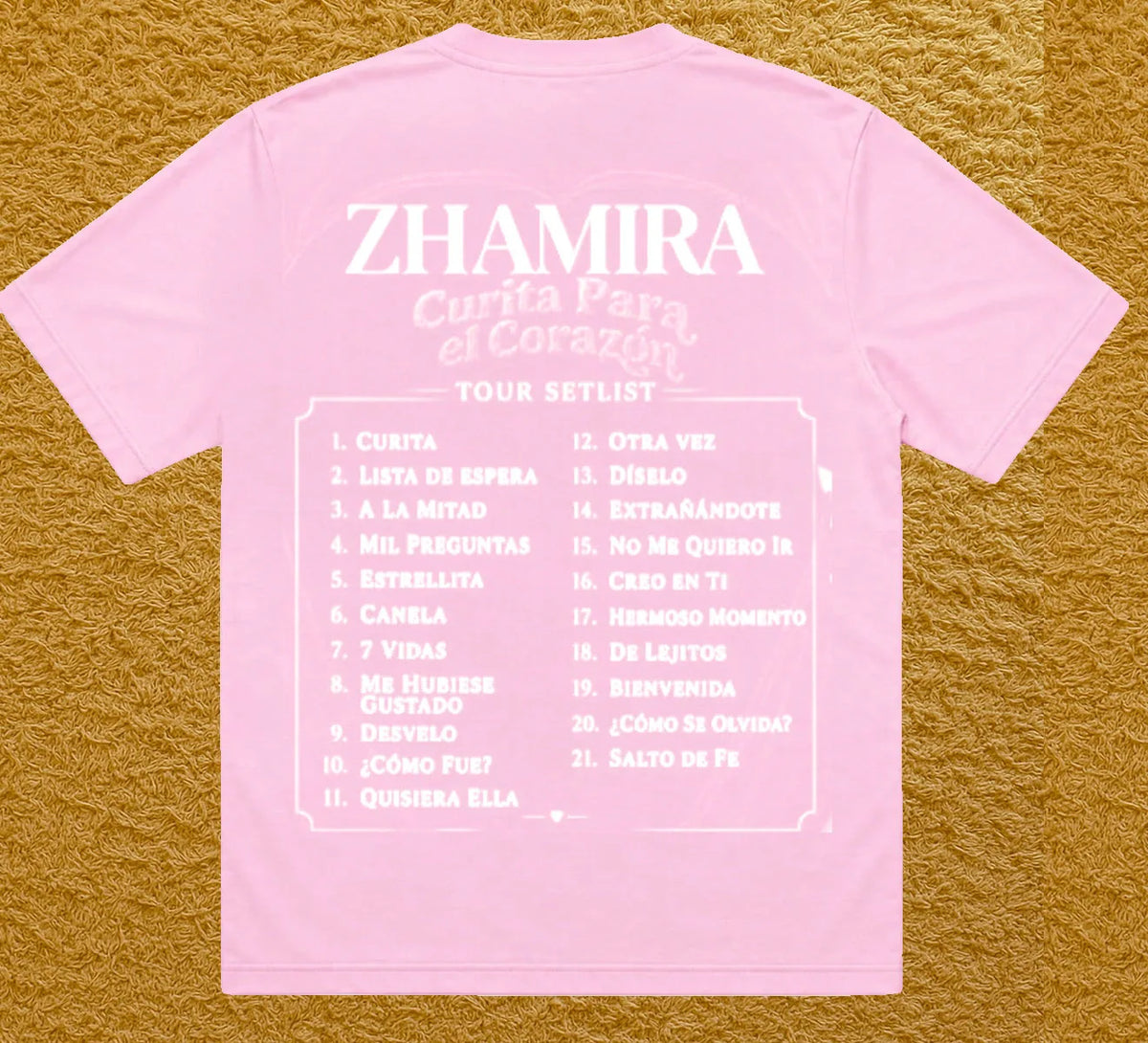 Camiseta Brasil edición Zhamira Zambrano, vista trasera