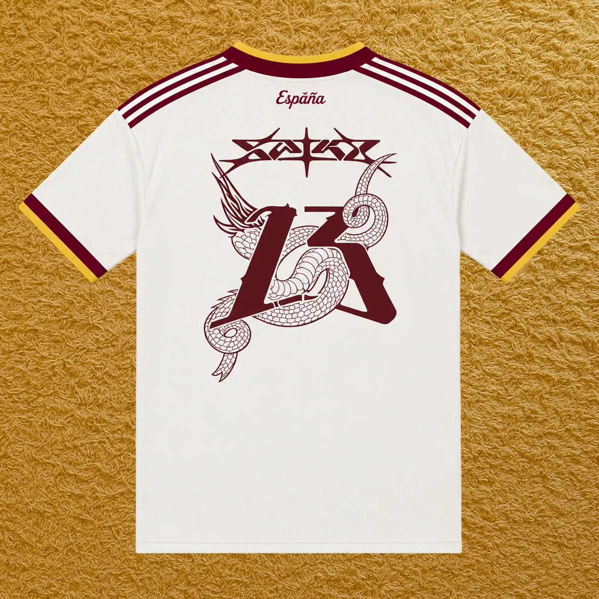 Camiseta España Dos Estrellas edición Saiko, vista trasera