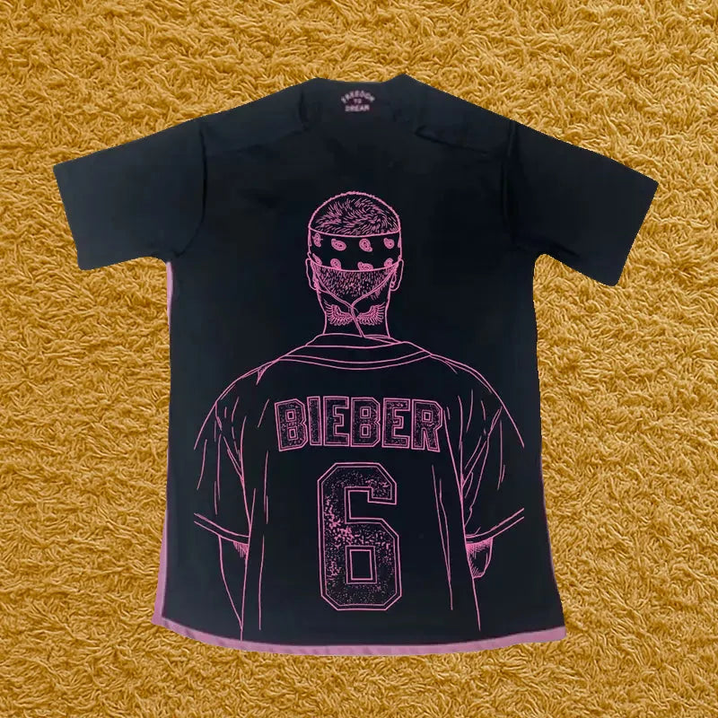 Camiseta Inter Miami edición Justin Bieber, vista trasera