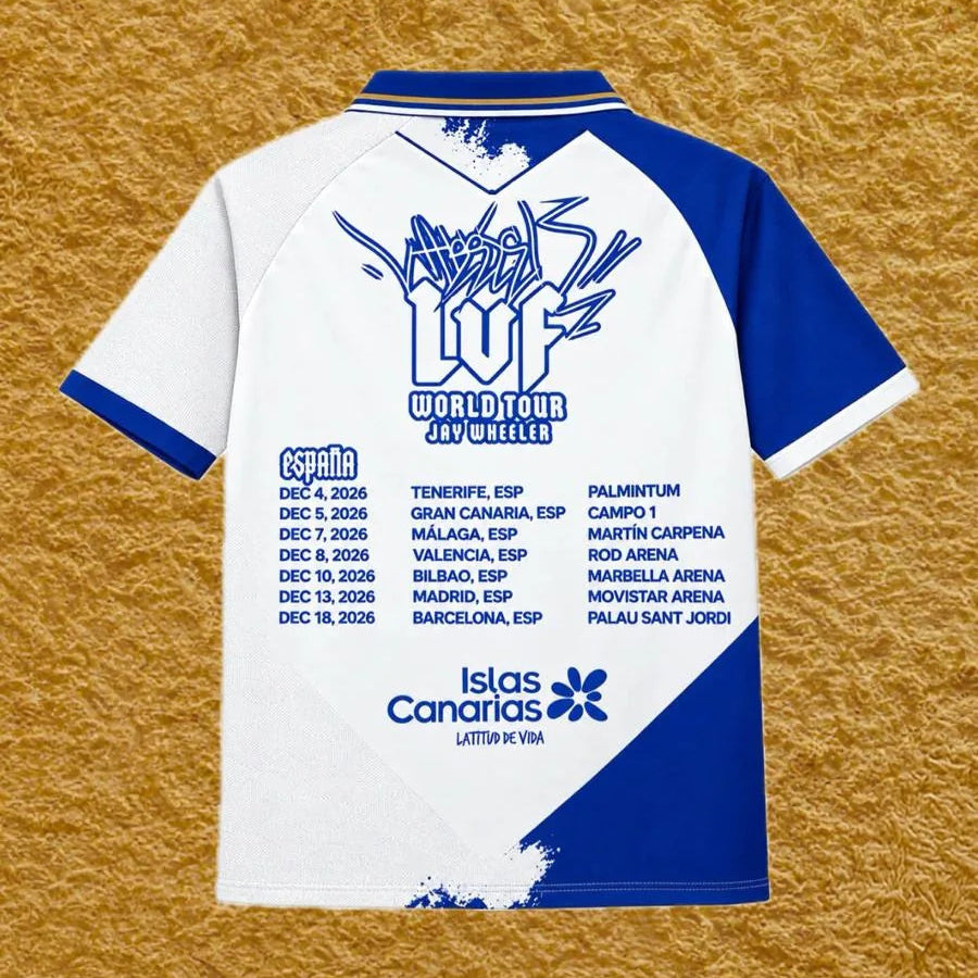 Camiseta Tenerife edición Jay Wheeler, vista trasera