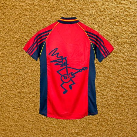 Camiseta España 1998 edición Rosendo Futwear