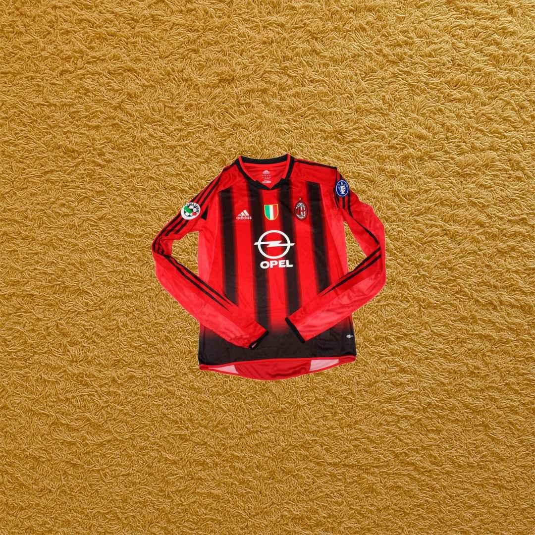 Camiseta retro manga larga AC Milan 2004/05 - Futwear