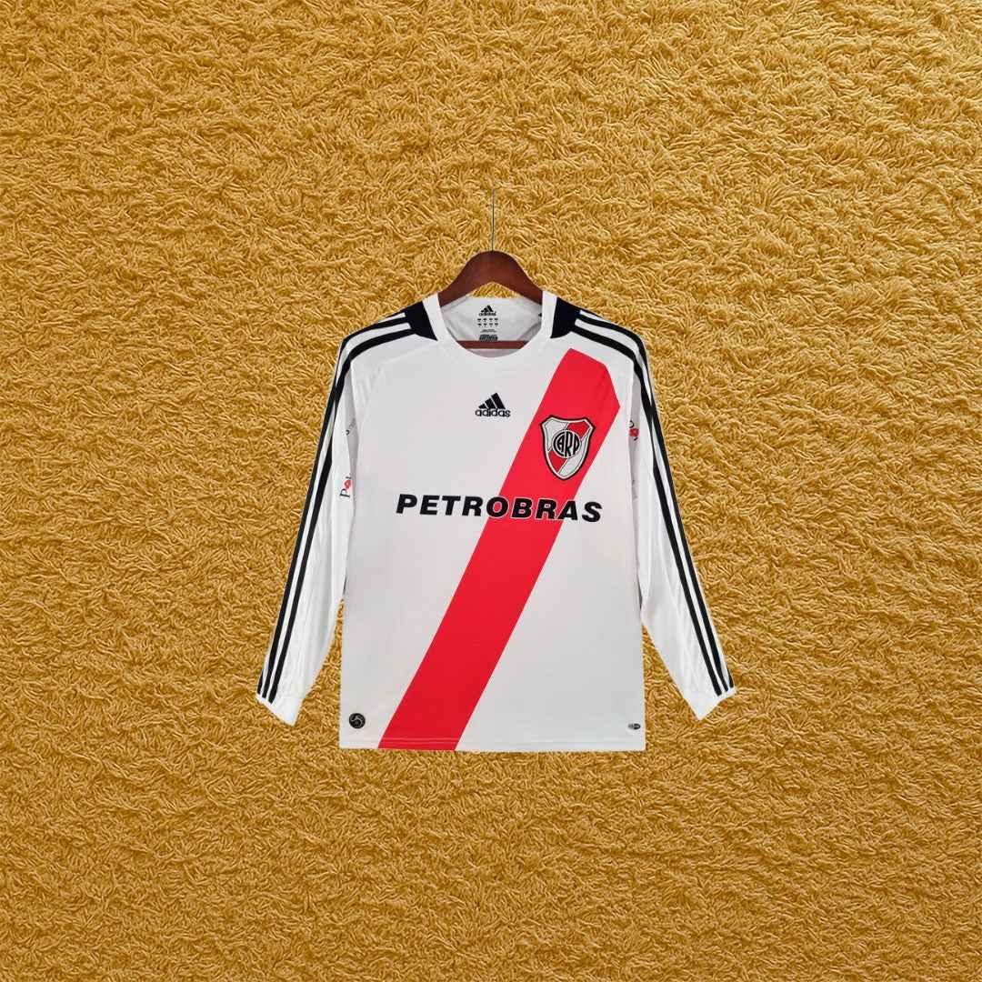 Camiseta retro manga larga River Plate 2009/10 - Futwear
