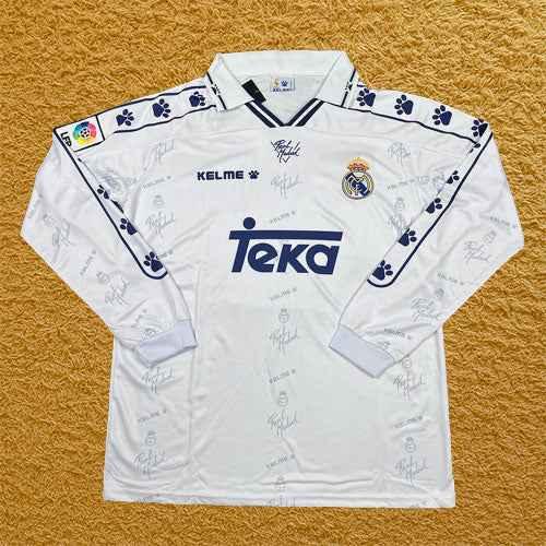 Camiseta retro manga larga Real Madrid 1994/95 - Futwear