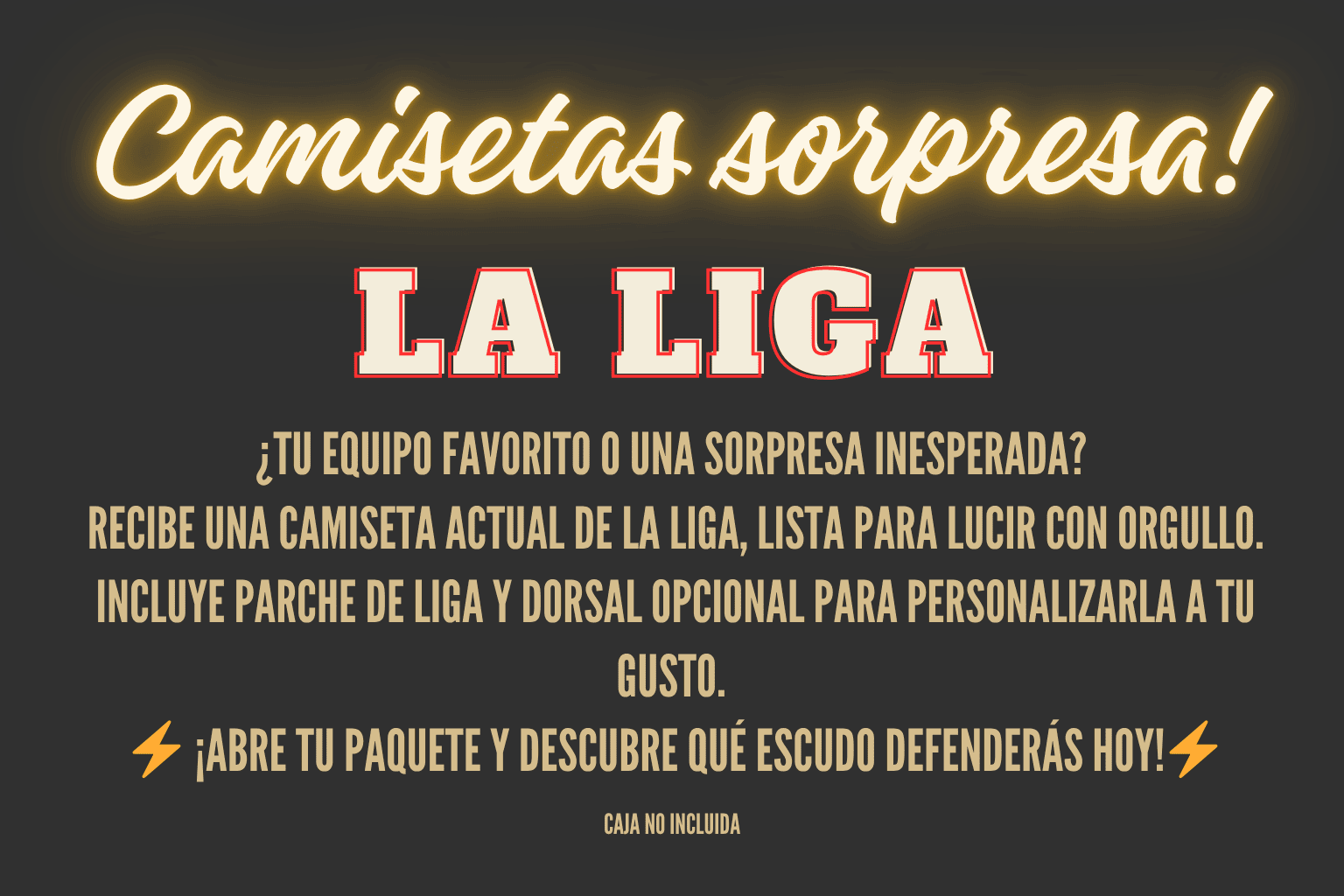 CAMISETA SORPRESA LA LIGA Futwear