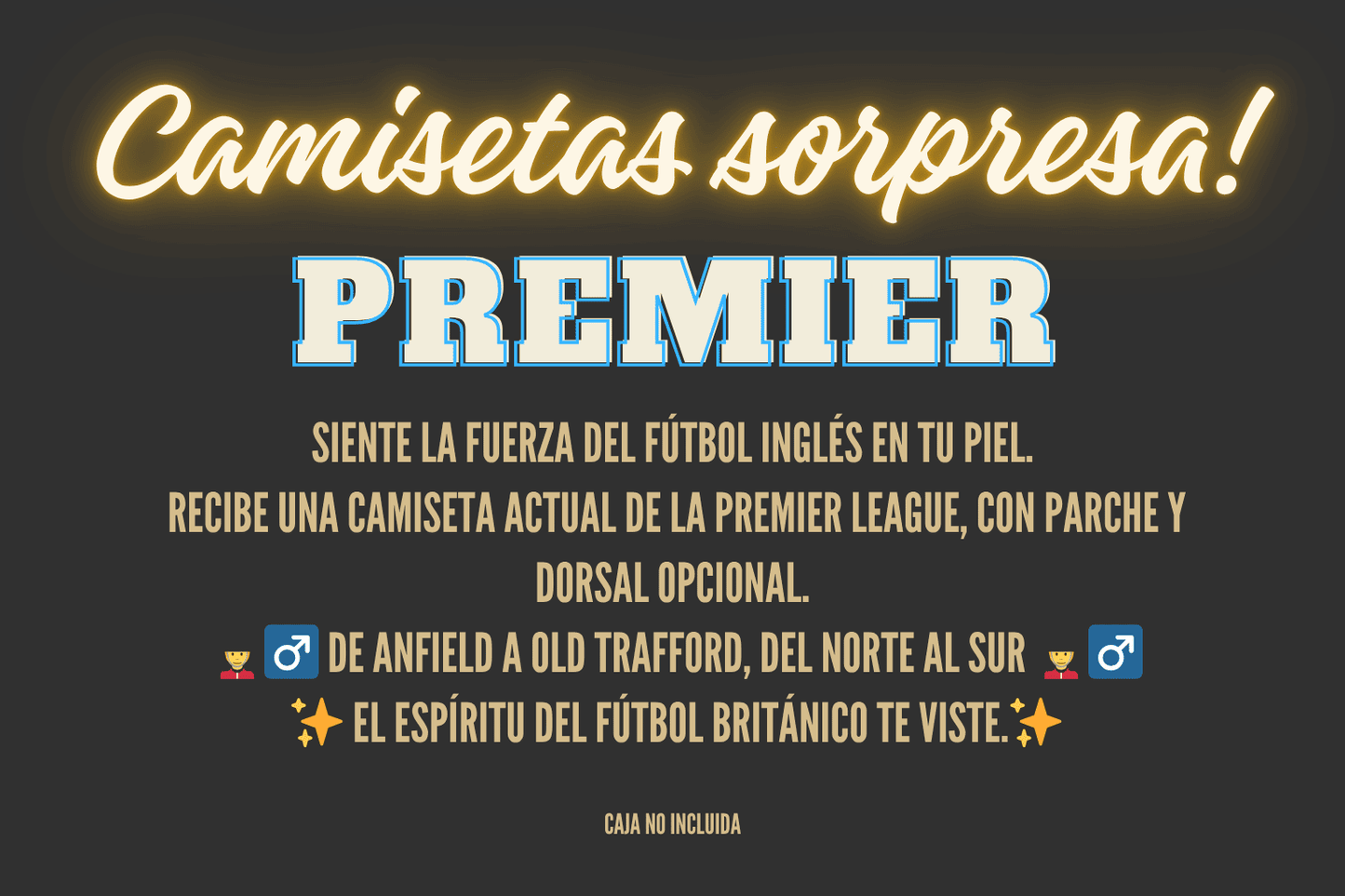 CAMISETA SORPRESA PREMIER LEAGUE Futwear