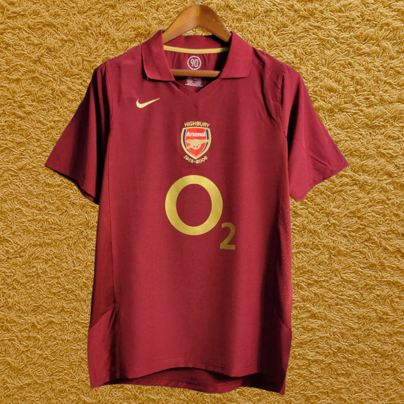 Camiseta retro Arsenal 2005/06 Futwear