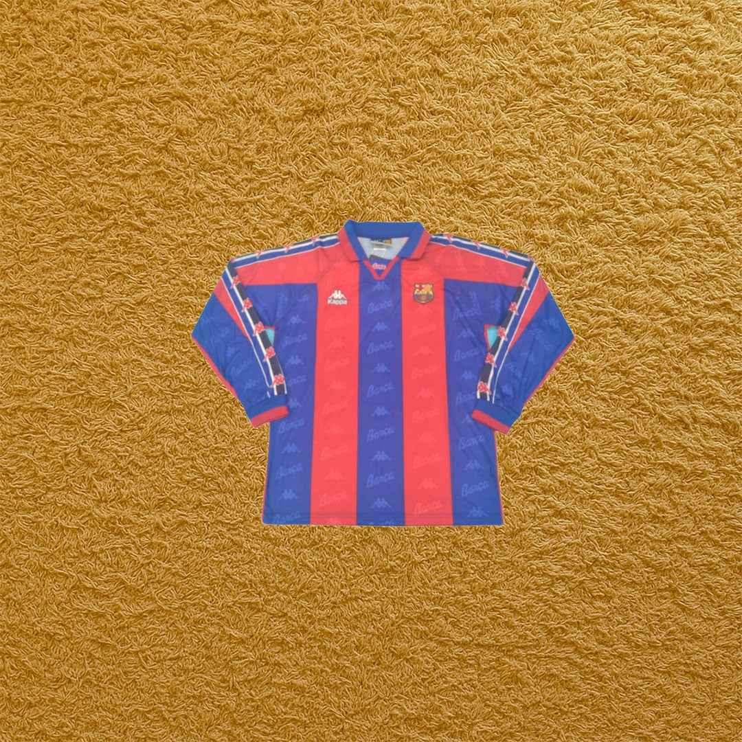 Camiseta retro manga larga FC Barcelona 1996/97 - Futwear
