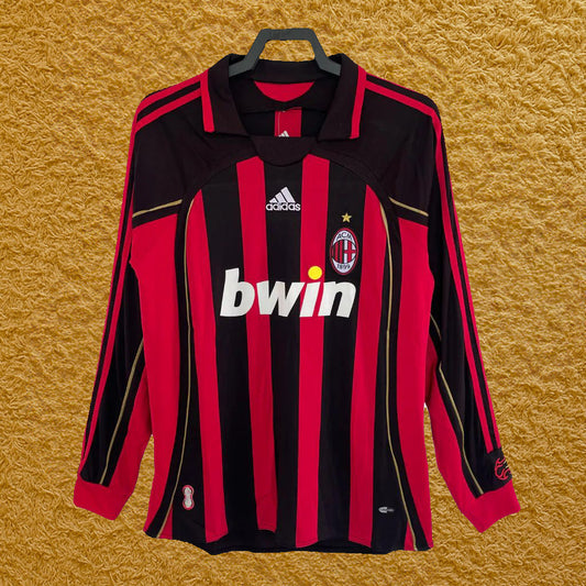 Camiseta retro manga larga AC Milan 2007/08 Futwear