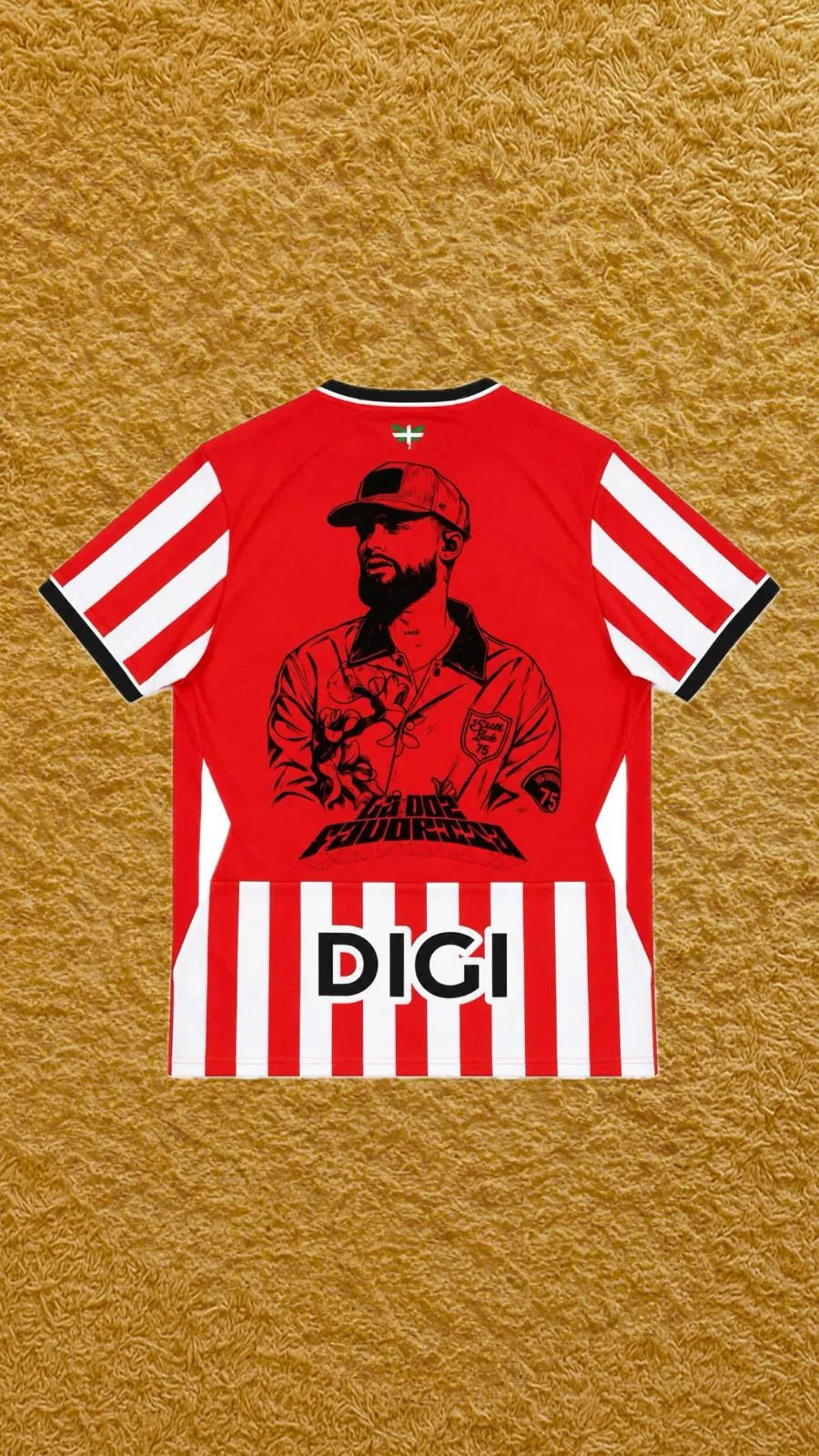 Camiseta Athletic Club de Bilbao edición Jay Wheeler, vista trasera