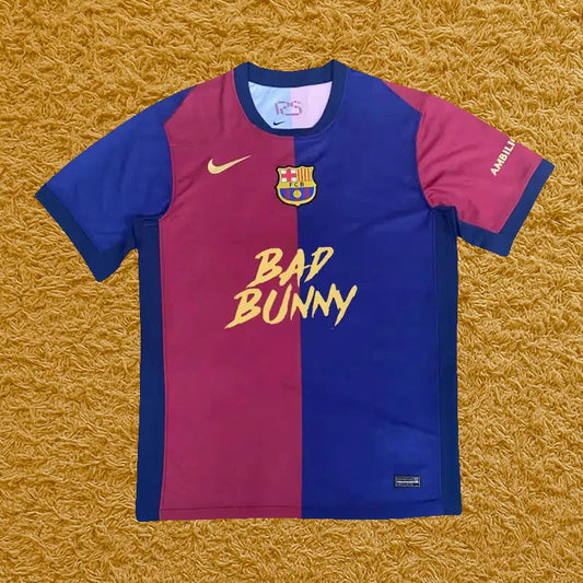 Camiseta Barcelona edición Bad Bunny, vista frontal