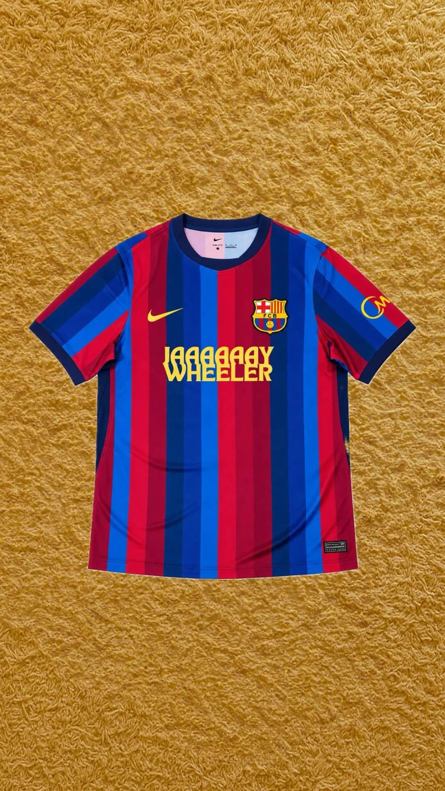 Camiseta Barcelona edición Jay Wheeler, vista frontal