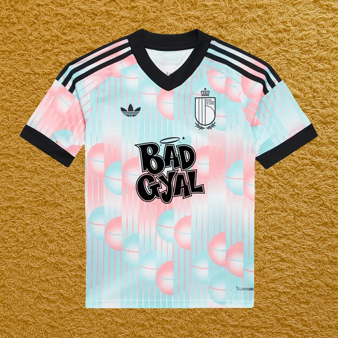 Camiseta Bélgica edición Bad Gyal, vista frontal