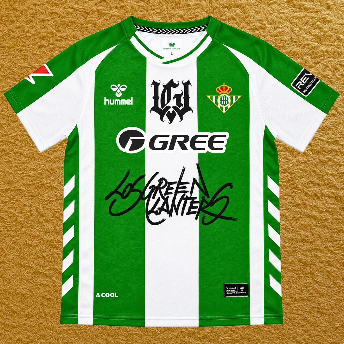 Camiseta Betis edición Jc Reyes, vista frontal