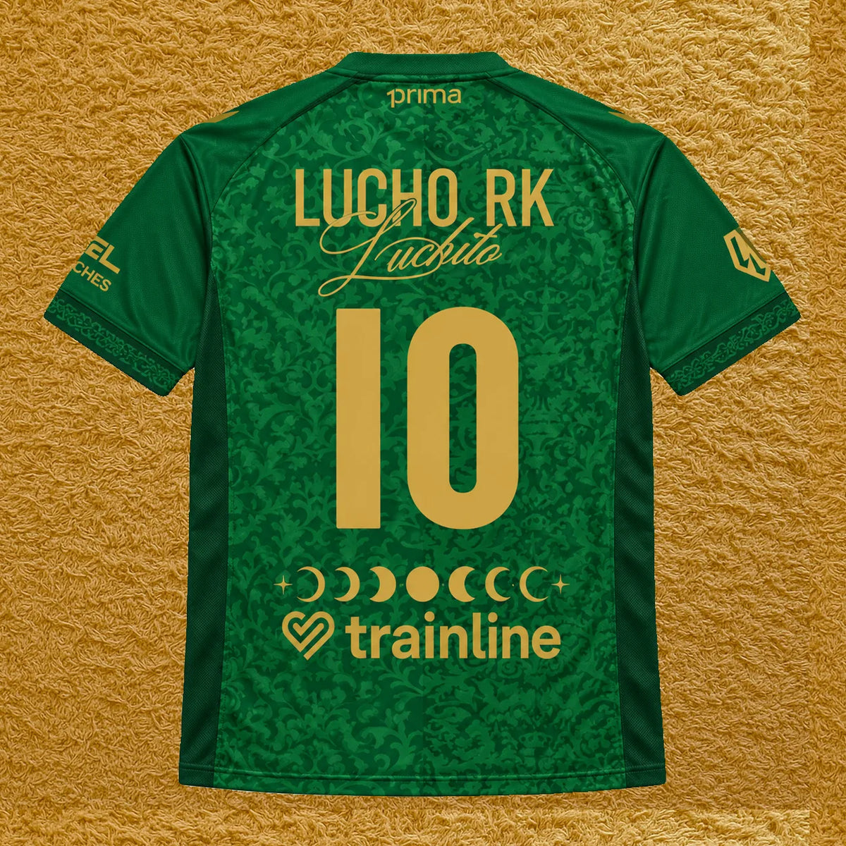 Camiseta Betis edición Lucho RK, vista trasera