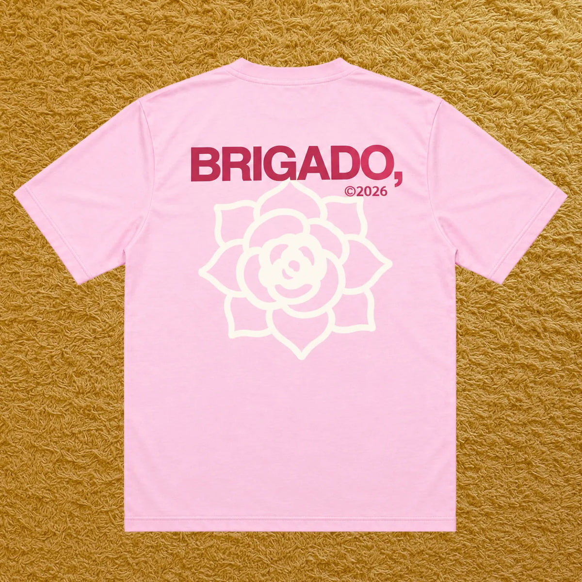 Camiseta Brasil (Brigado) edición Dellafuente, vista trasera