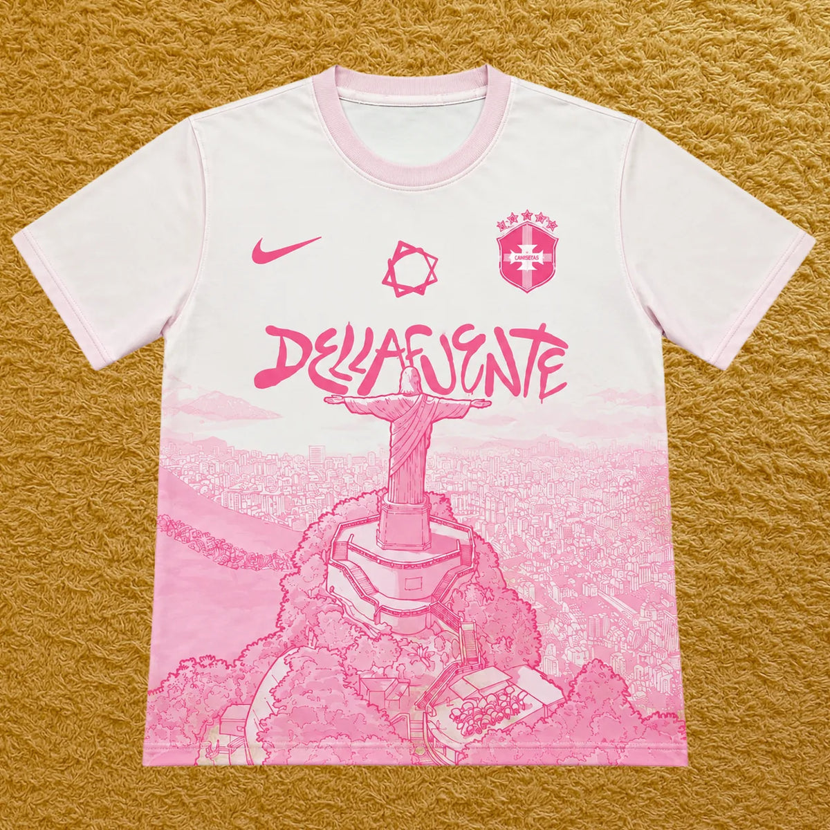 Camiseta Brasil edición Dellafuente, vista frontal
