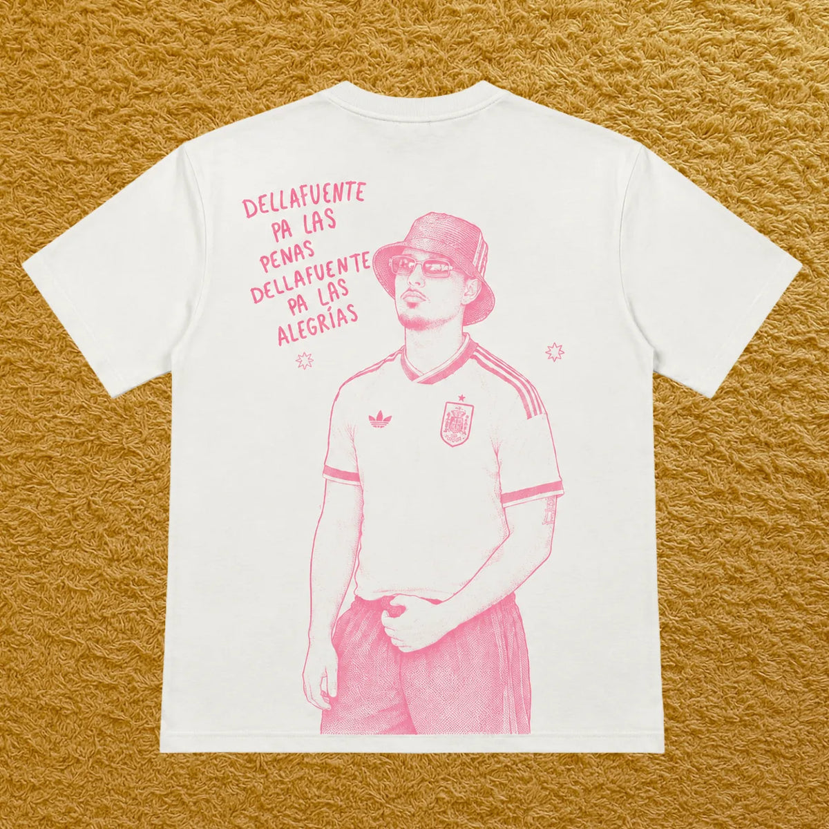 Camiseta Brasil edición Dellafuente, vista trasera