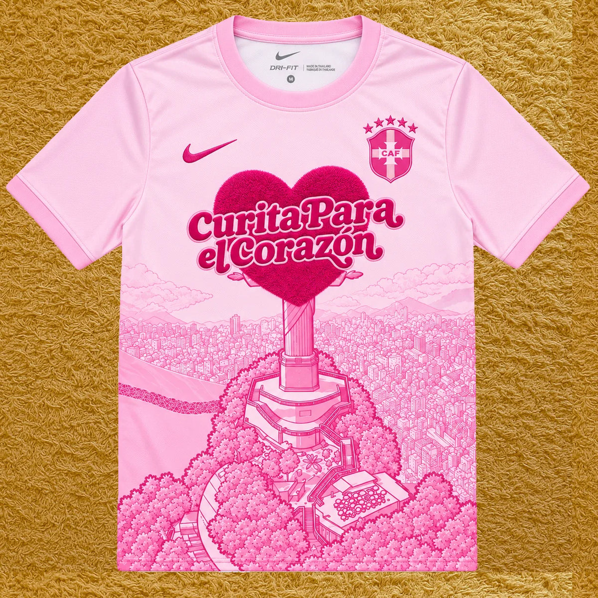 Camiseta Brasil edición Zhamira Zambrano, vista frontal