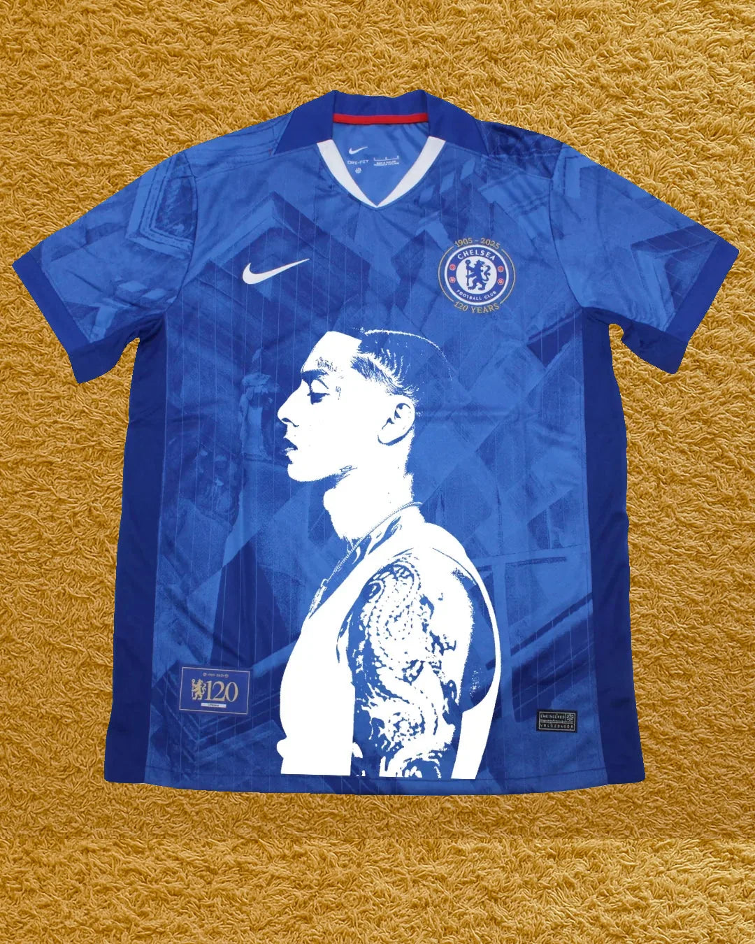 Camiseta Chelsea edición Central Cee, vista frontal