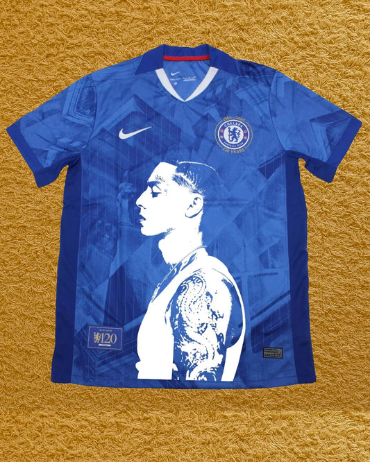 Camiseta Chelsea edición Central Cee, vista frontal