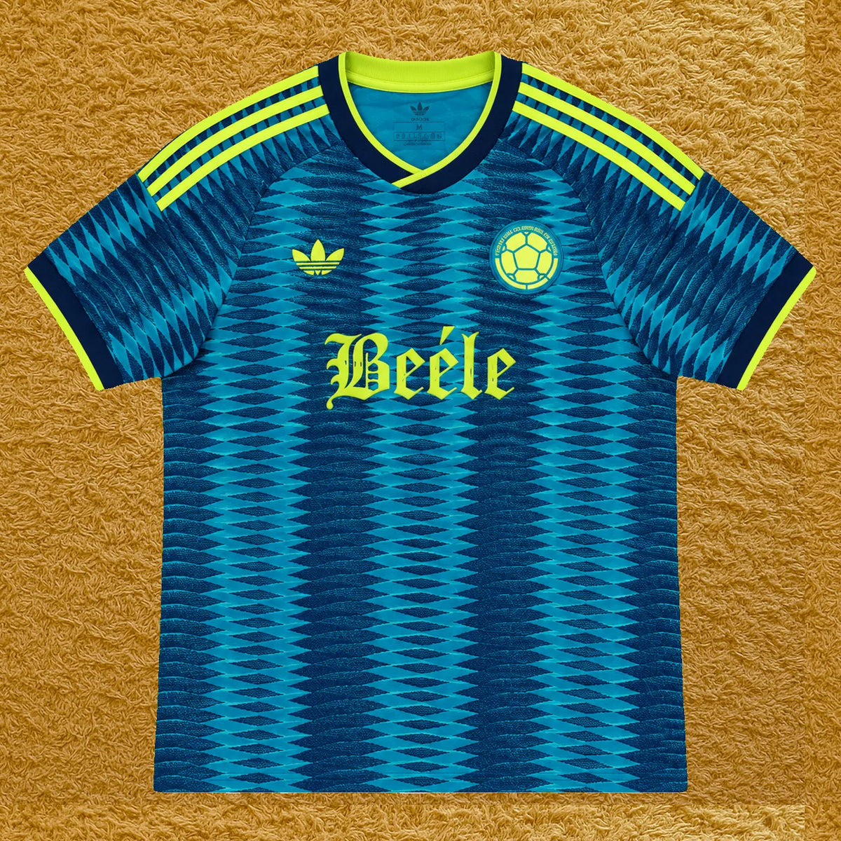 Camiseta Colombia edición Beele, vista frontal