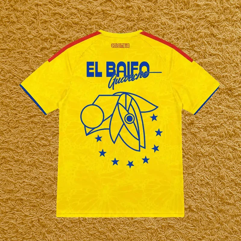 Camiseta Colombia edición Quevedo, vista trasera