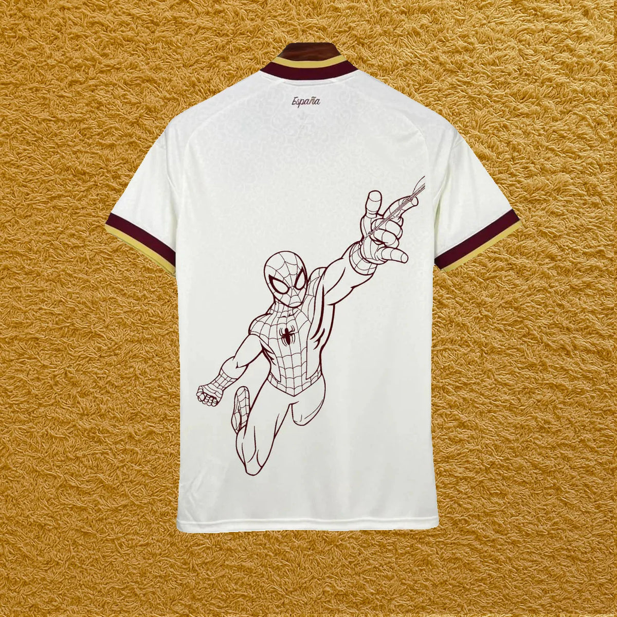 Camiseta España 2 Estrellas Spiderman edición España 2 Estrellas Spiderman, vista trasera