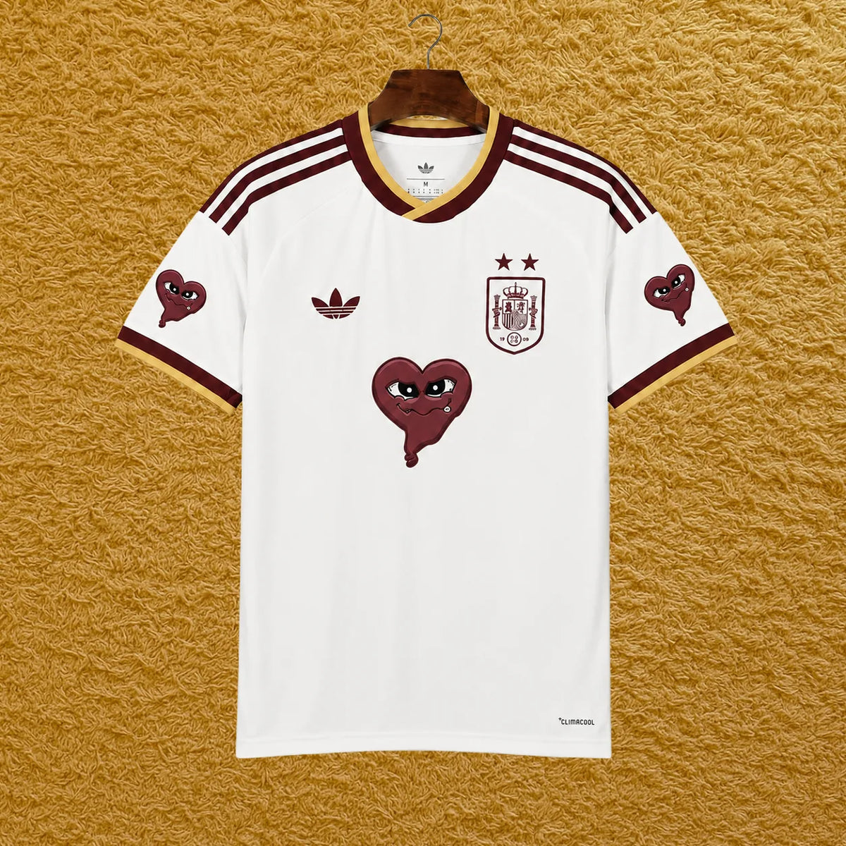 Camiseta España Dos Estrellas edición La Mafia del Amor, vista frontal