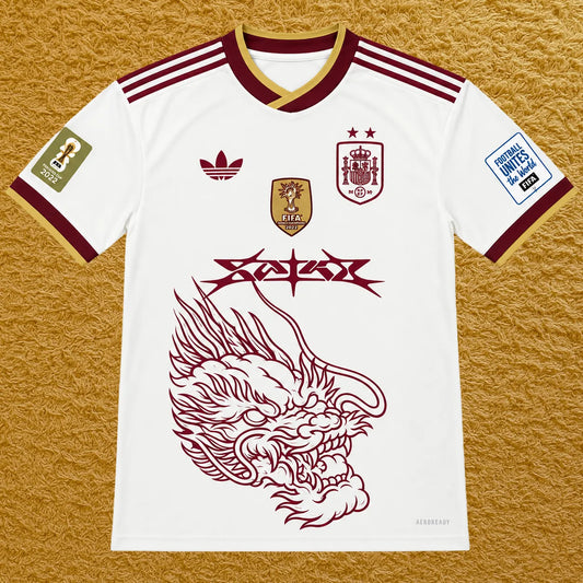 Camiseta España Dos Estrellas edición Saiko, vista frontal