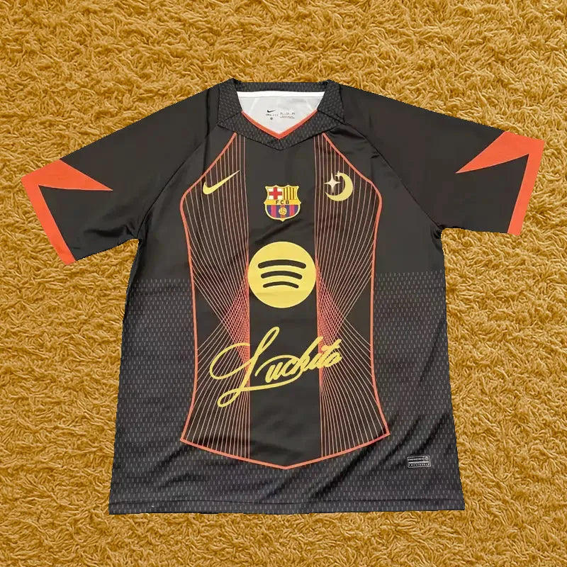 Camiseta FC Barcelona edición Lucho RK, vista frontal